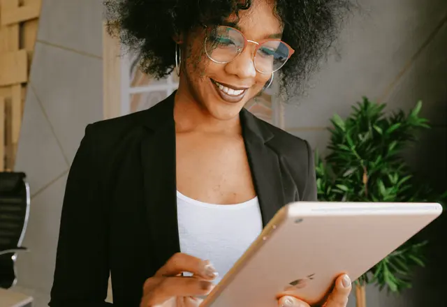 Product manager checking on product feedback