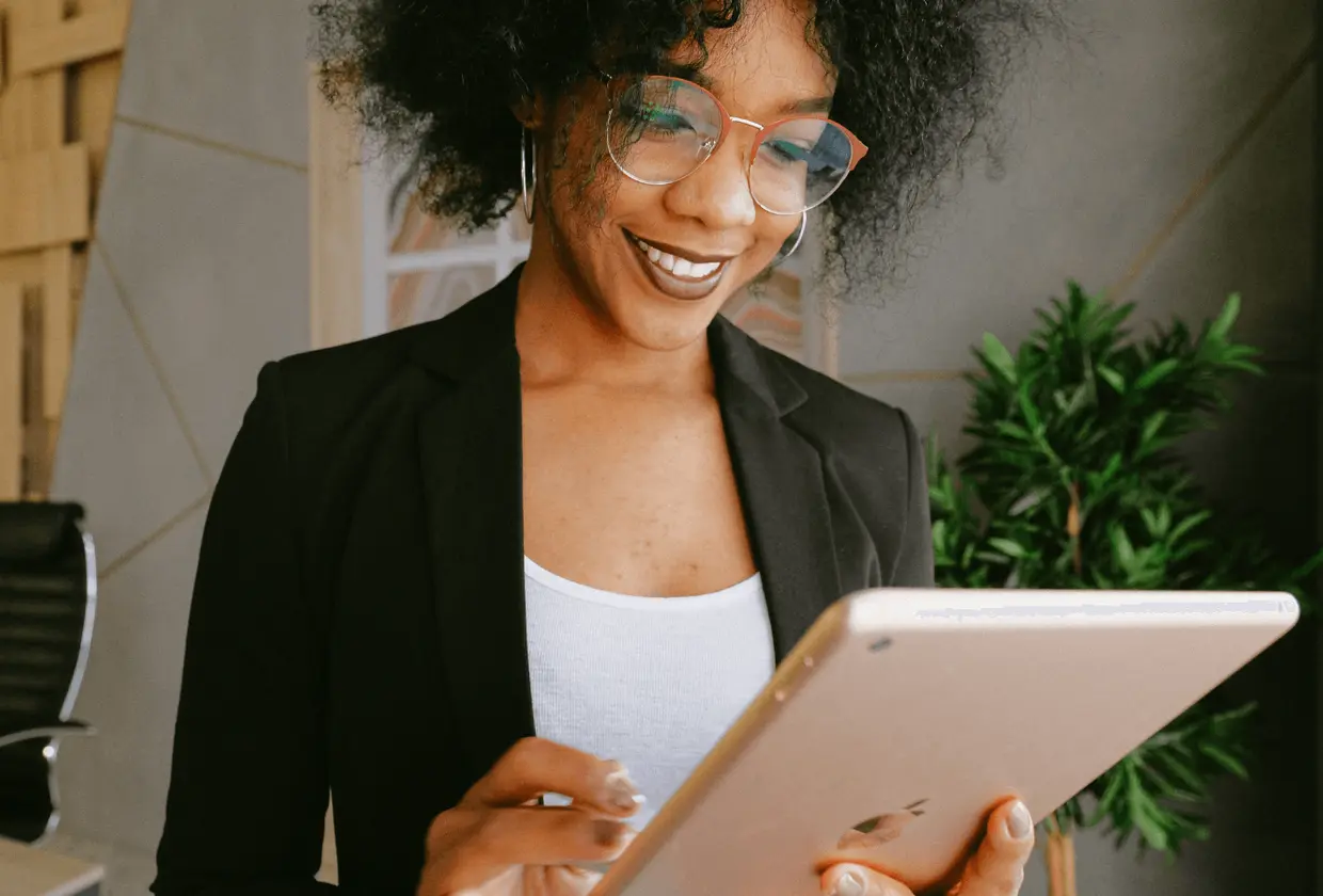 Product manager checking on product feedback