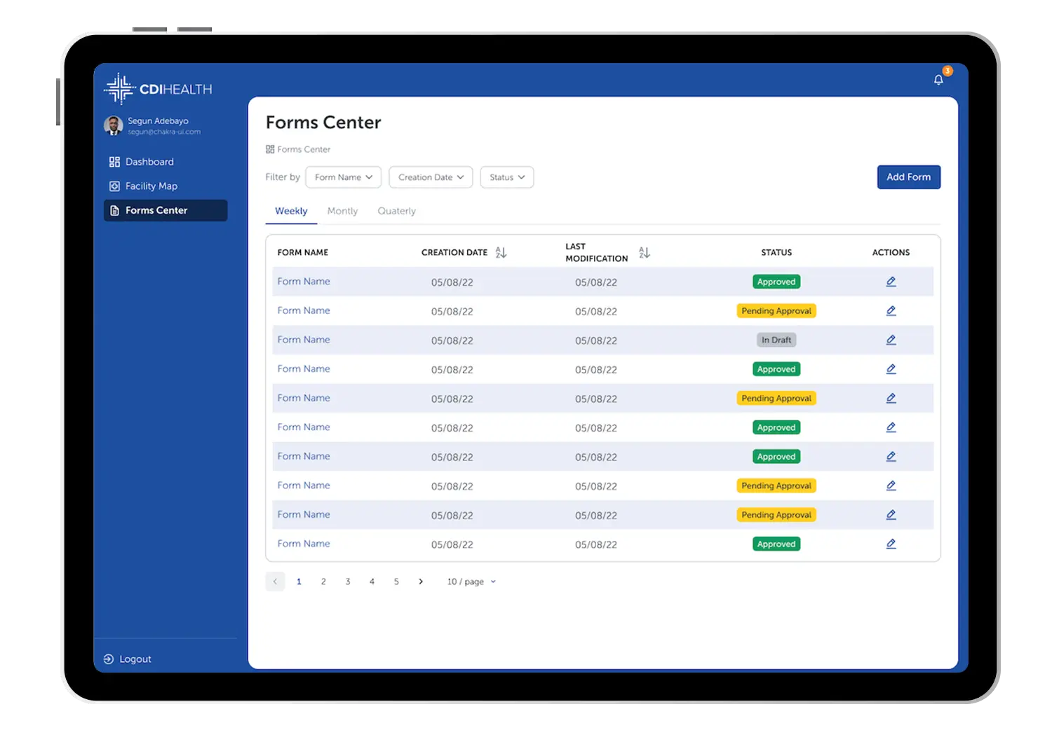 Rendevor Dialysis data platform